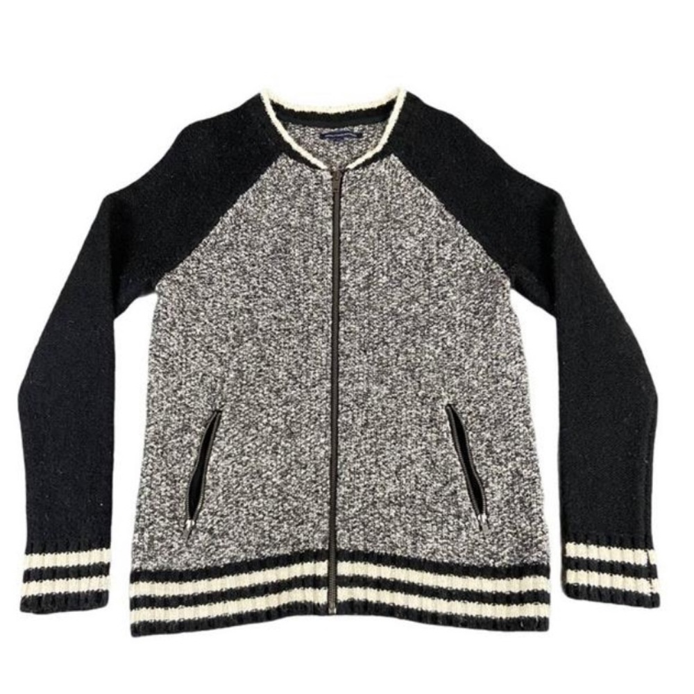 American eagle outfitters Black Varsity Style Knit